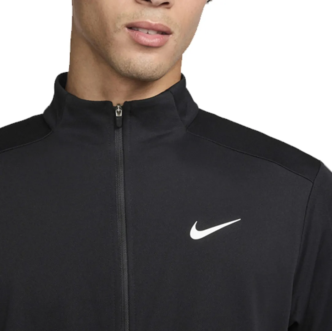 【NKNIT】knit blouson Jaqueta Nike Dri-FIT Epic Knit Masculina Preta | Oscar